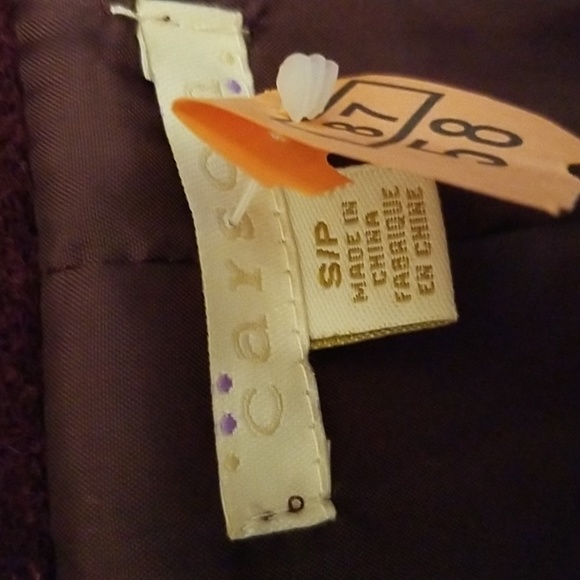 Carson Purple Wool Jacket, Small, $75 - Picture 4 of 10